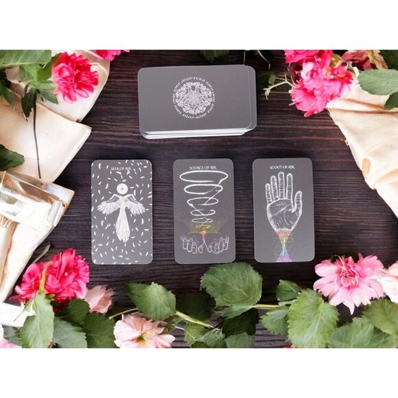 The Sacred Web Tarot by Jannie Bui Brown, Complete Deck and Guidebook NEW - Picture 8 of 12